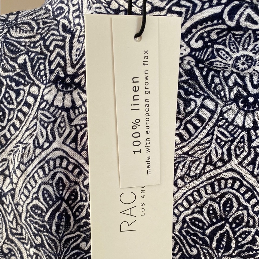 Blue Patterned Women's Top - Picture 5 of 5